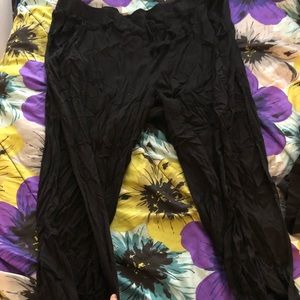 Black Cutout Pants; Torrid; W 3X